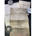 Ephemera relating to 9060 Gunner John Robertson Royal Marines Artillery served at Jutland onboard