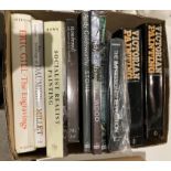 Contents to box - ten assorted art books including Andy Goldsworthy, Eric Gill 'The Engravings',