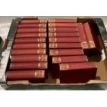 Set of 20 matching bound literature books including Wuthering Heights, Jane Eyre, Black Beauty,