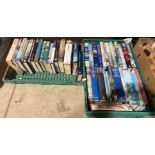 Contents to two green crates - 46 books mainly Maritime,