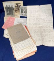 Maritime/Palestine (1945 to 1947) ephemera - handwritten diary notes: in three notebooks and loose