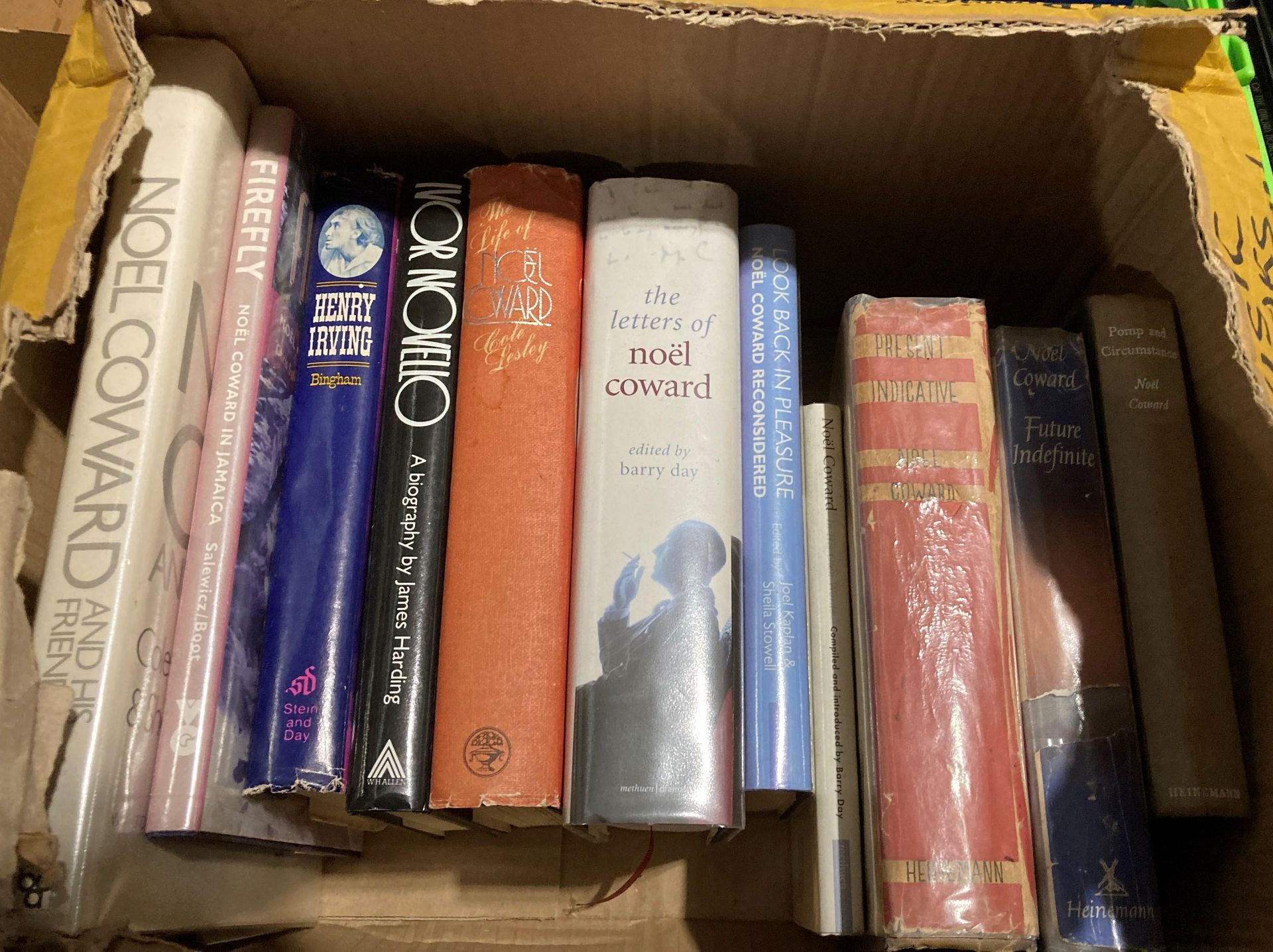 Noël Coward nine books by or on Coward including three First Editions - 'Present Indicative' - an
