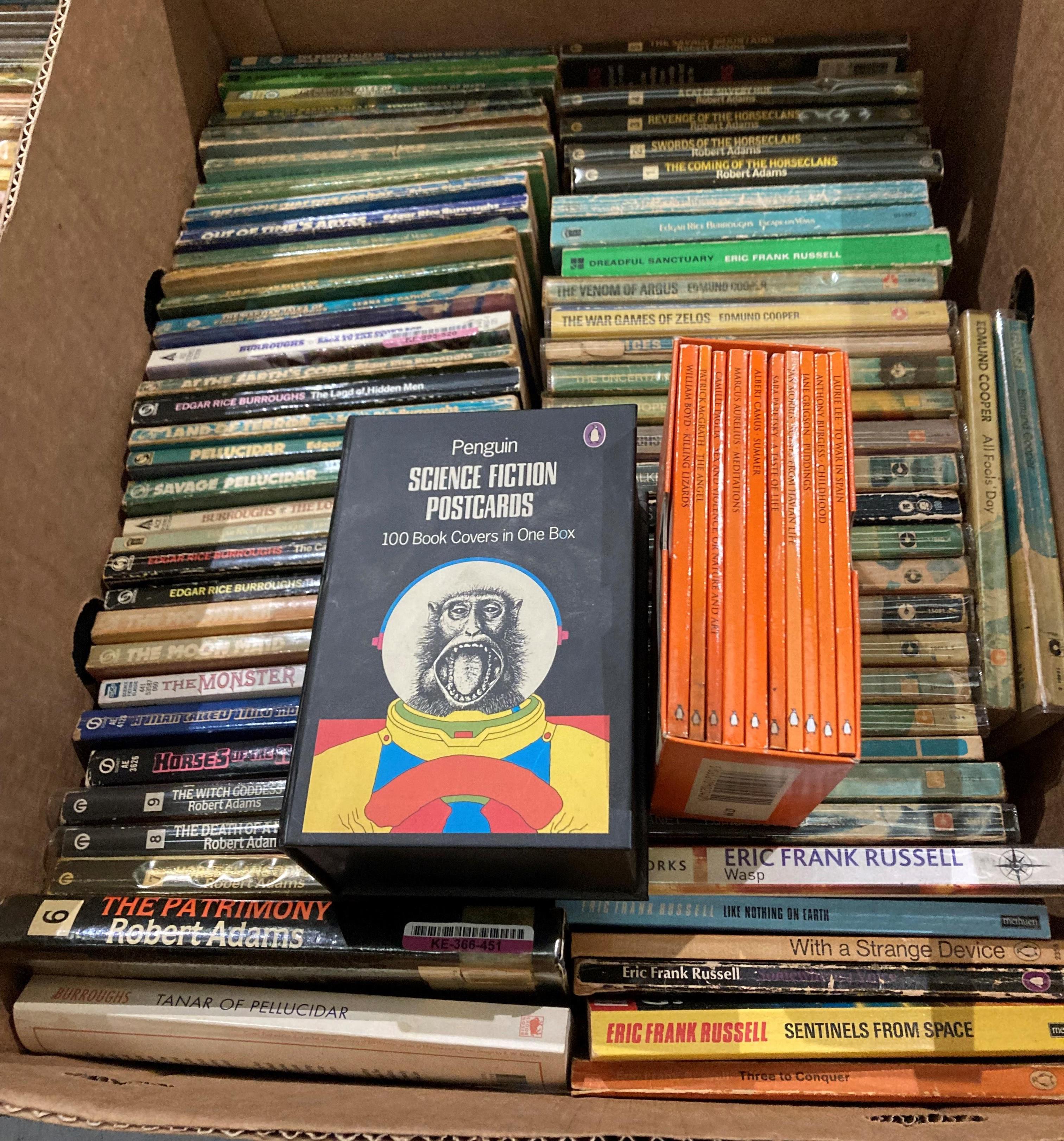 Contents to three boxes - approximately 200 paperback science fiction and fantasy novels, - Image 3 of 4