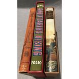 Folio Society - three books with covers - Sir John Barrow 'The Mutiny of HMS Bounty',