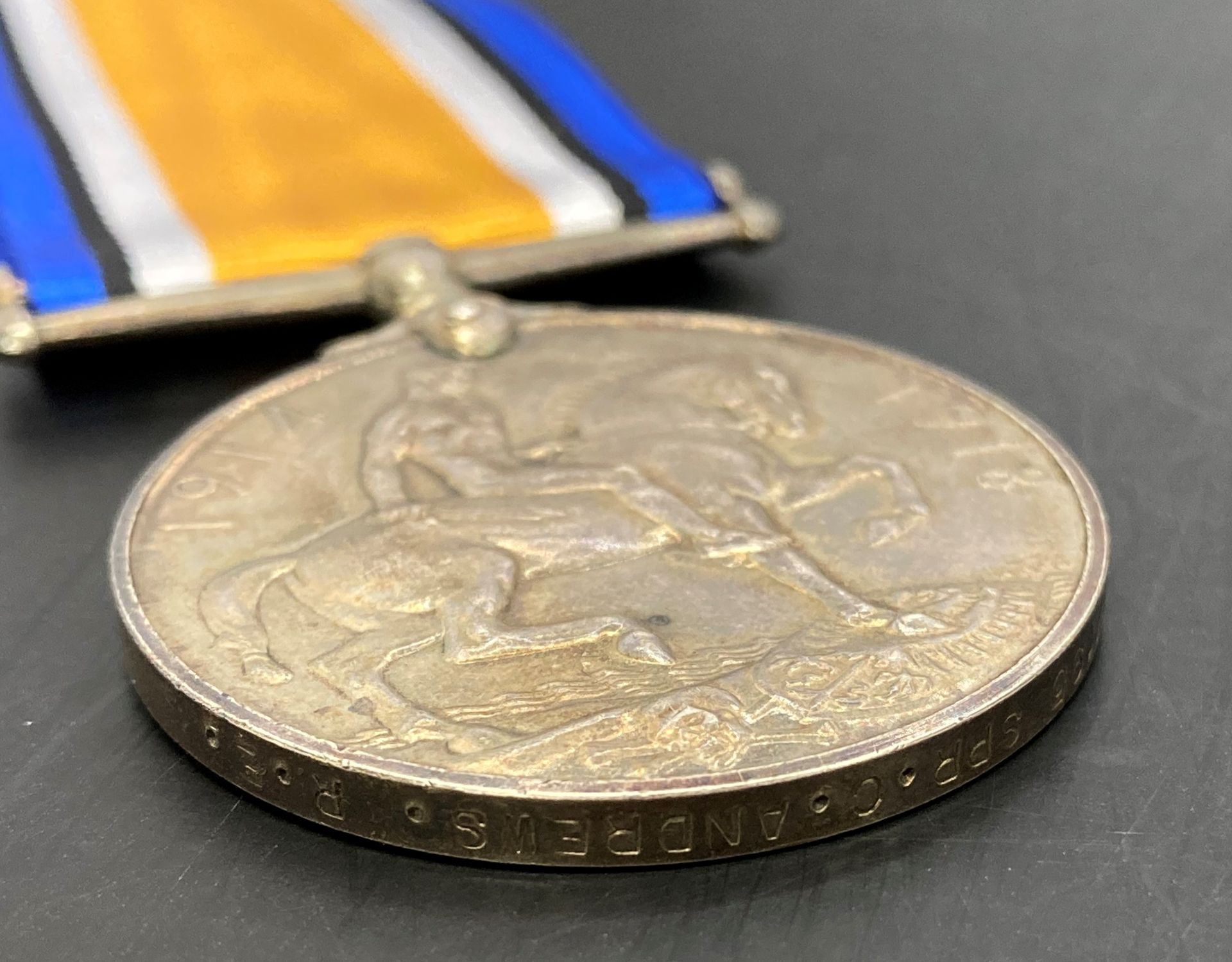 Three First World War medals including 1914-1915 Star, - Image 3 of 5
