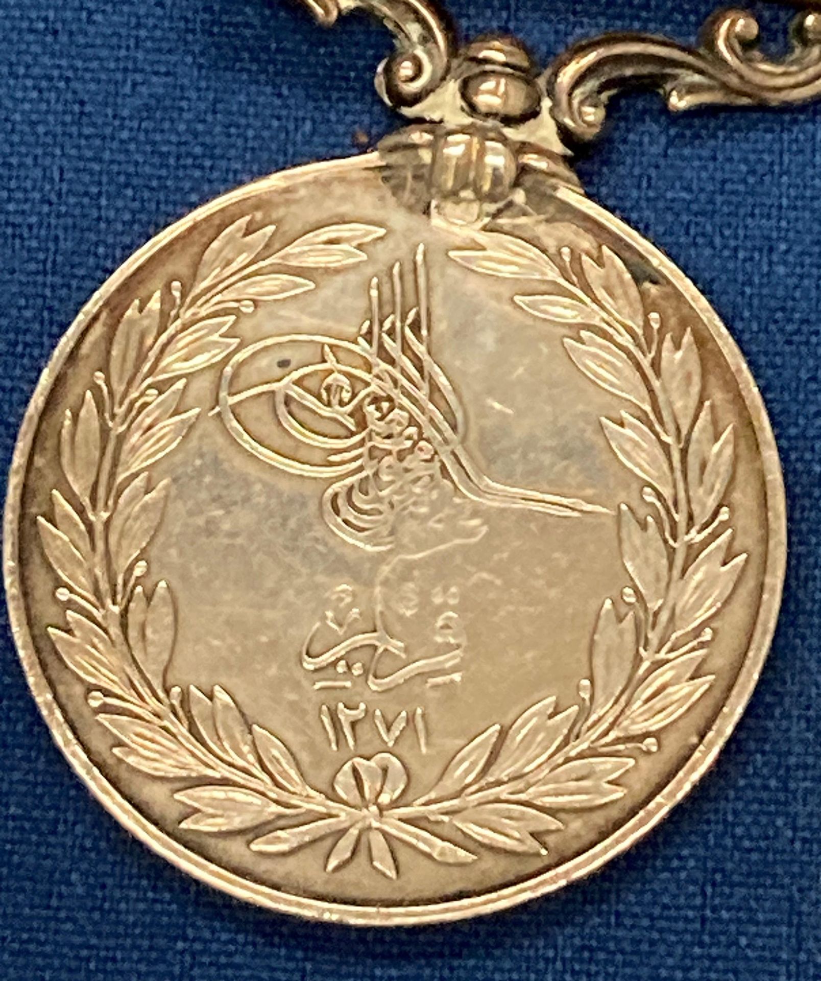 CRIMEA MEDAL 1854-56, no ribbon but three clasps, Sebastopol, Inkerman and Alma, engraved to Qr. - Image 8 of 10