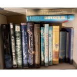 Contents to box - 16 books - maritime and naval related - including Max Adam 'Amiral Collingwood',
