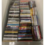 Contents to crate - approximately 120 assorted music CDs including artists - Deep Purple,