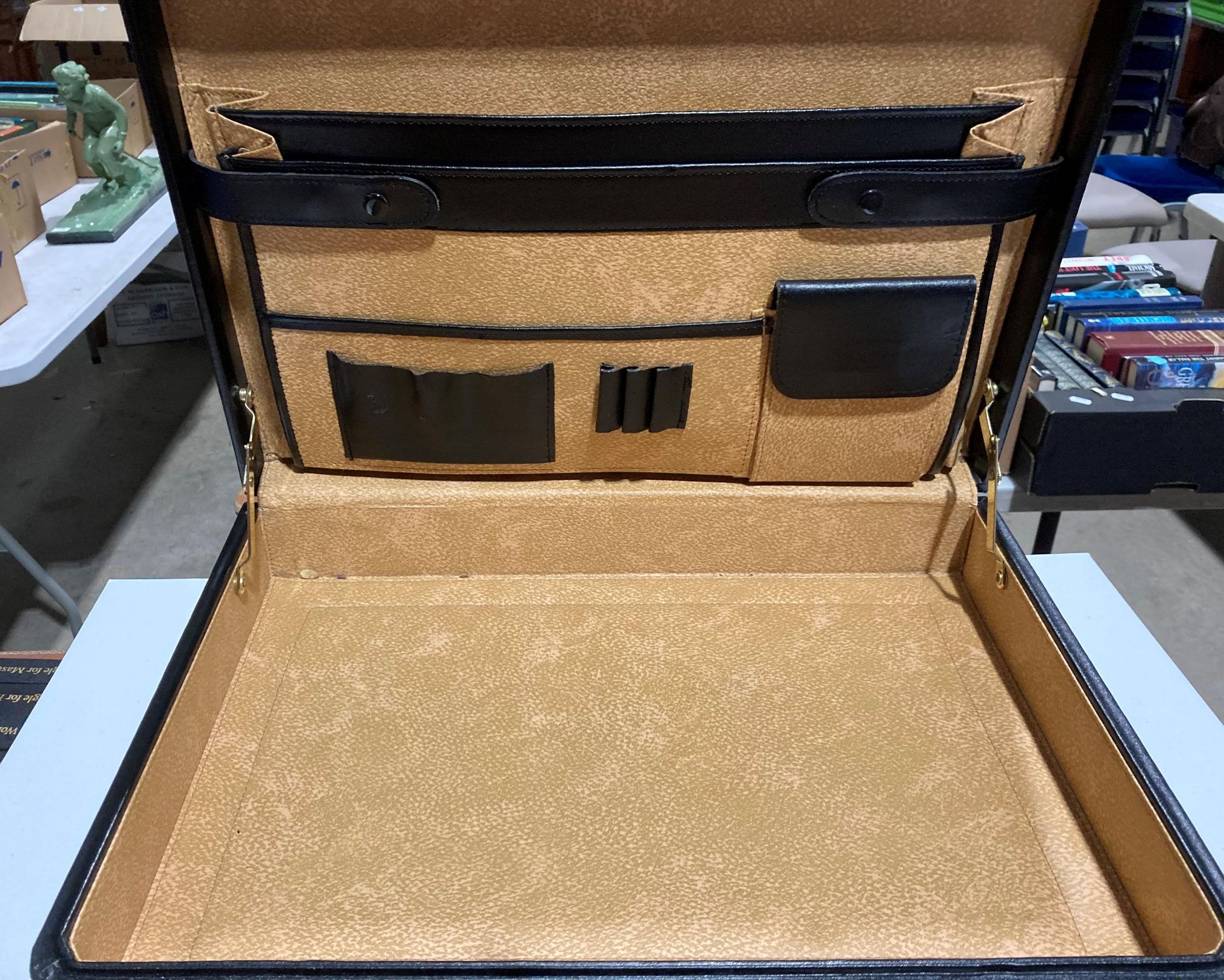 Two briefcases by Samsonite and Antler (both unlocked) (Saleroom location: S3 Counter) - Image 2 of 3