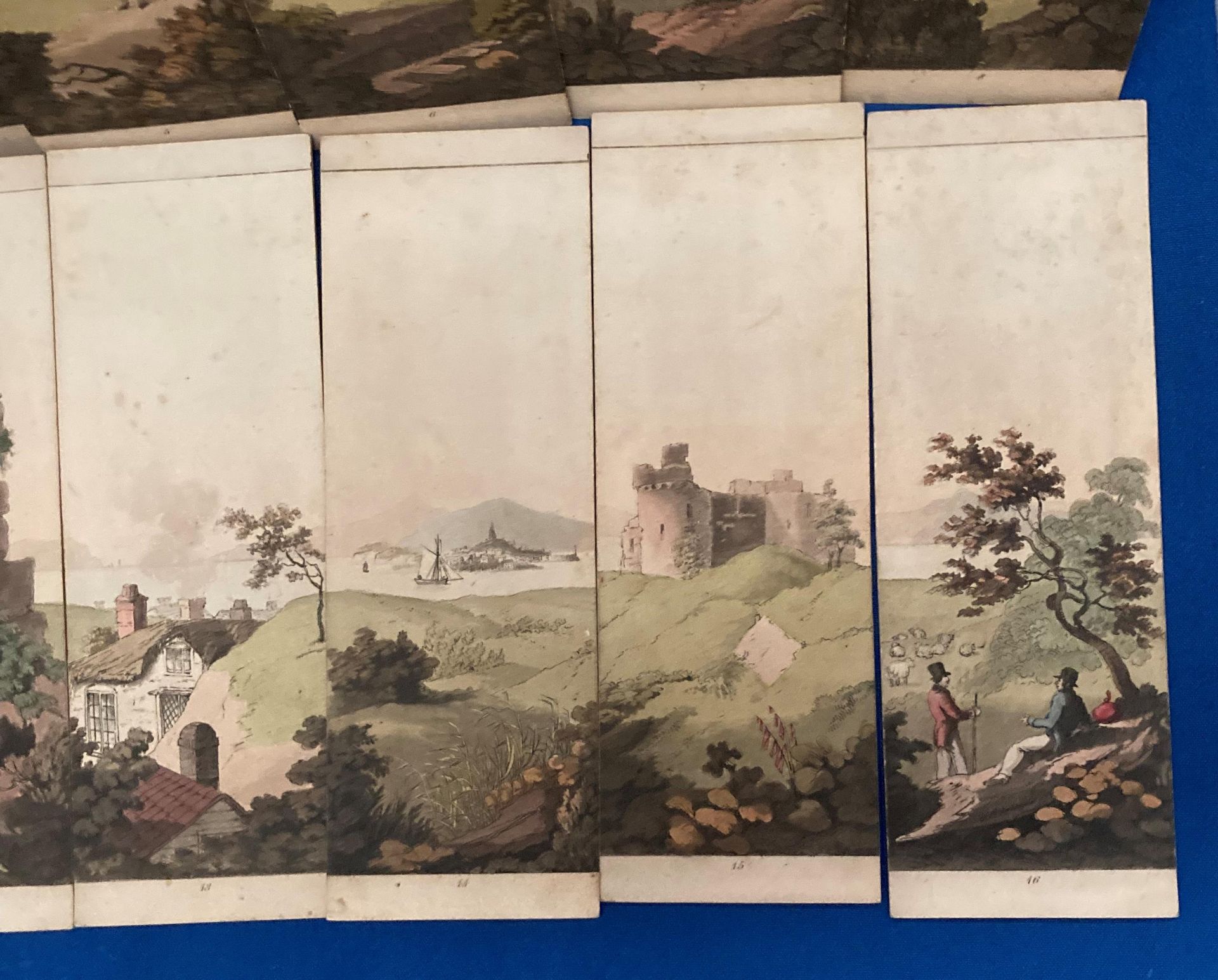 A boxed Myriorama collection of landscapes designed by Mr Clark, published London Samuel Leigh, - Image 8 of 10