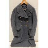 Genuine RAF Airmen overcoat with brass RAF buttons,