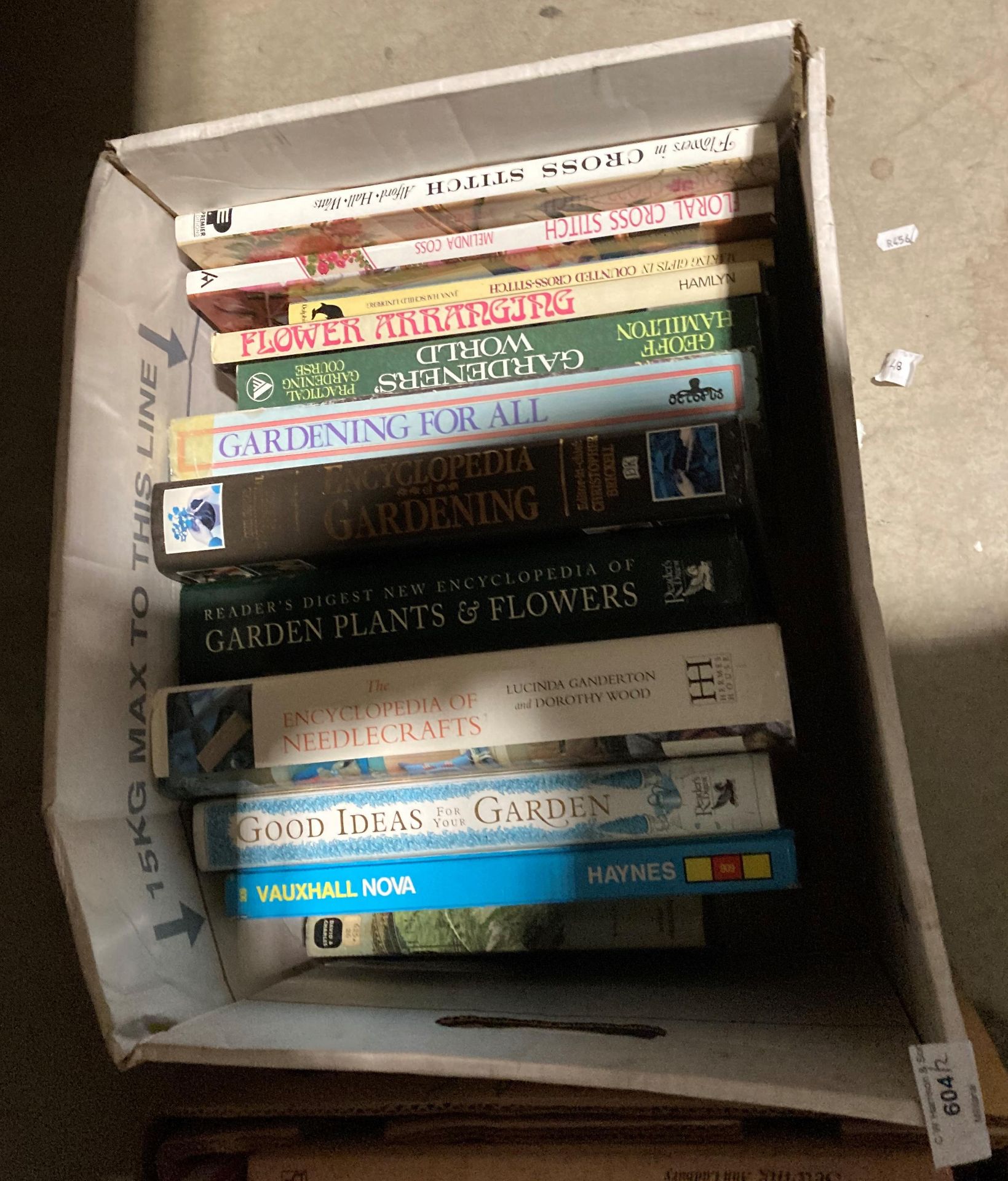 Contents to two crates - approximately 36 books on gardening and other crafts, etc. - Image 3 of 3
