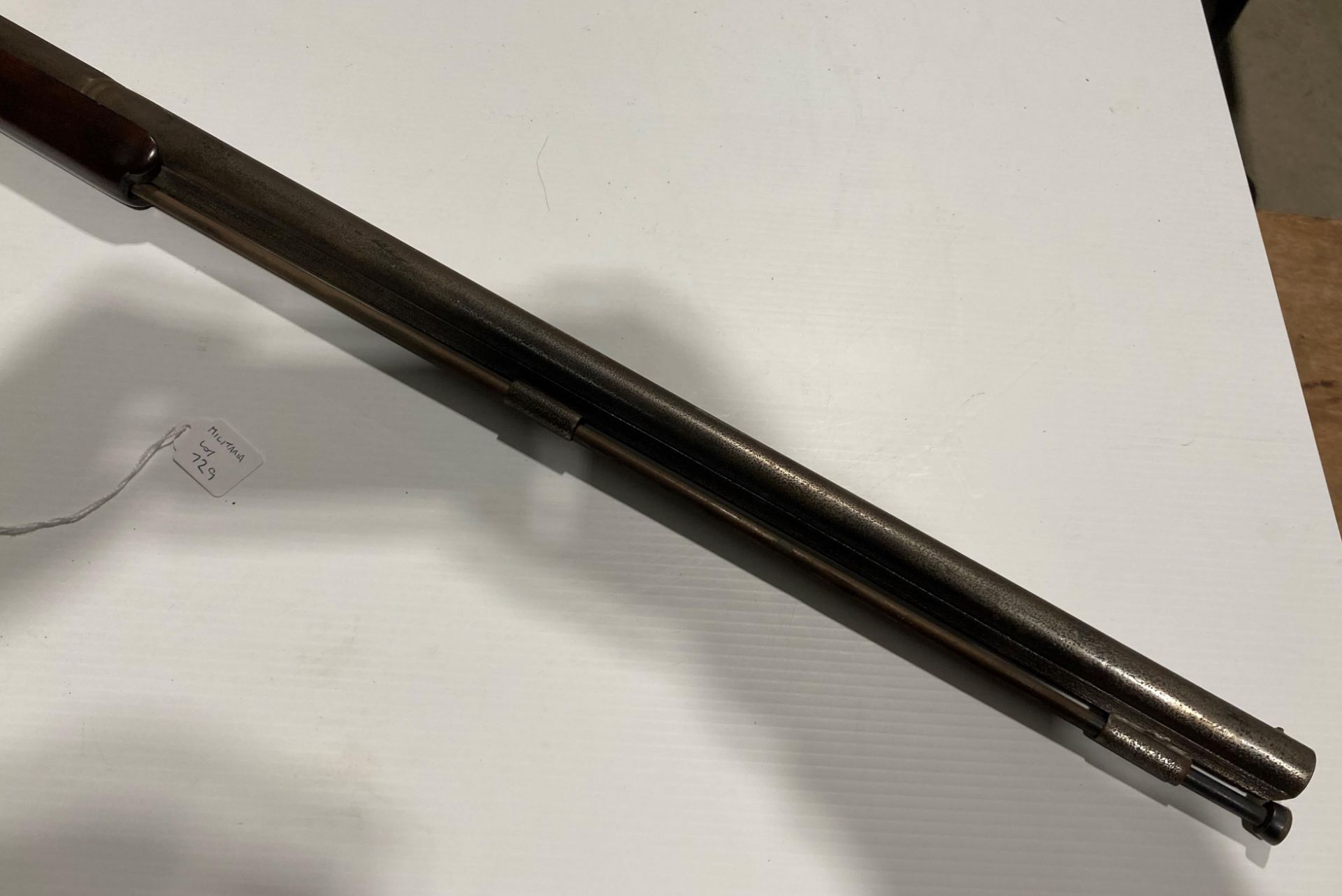 A Wilkinson 19th Century single muzzle loading shotgun, - Bild 4 aus 6