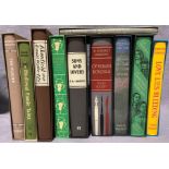 Folio Society - Ten books all in cases - Edmund Crispin 'Love Lies Bleeding',