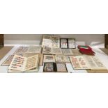 Contents to crate - twenty-two stamp albums,