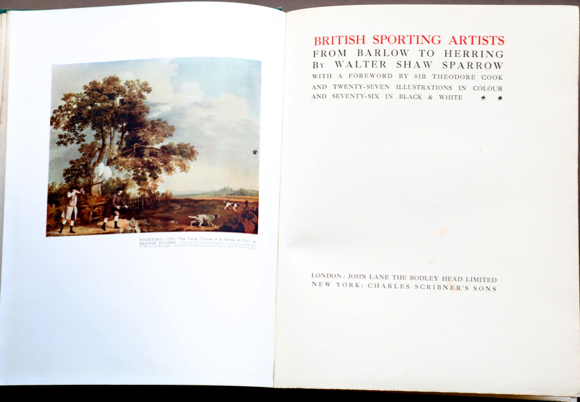 British Sporting Artists from Barlow to Herring, W Shaw Sparrow with a forward by Sir Theodore Cook, - Image 3 of 9