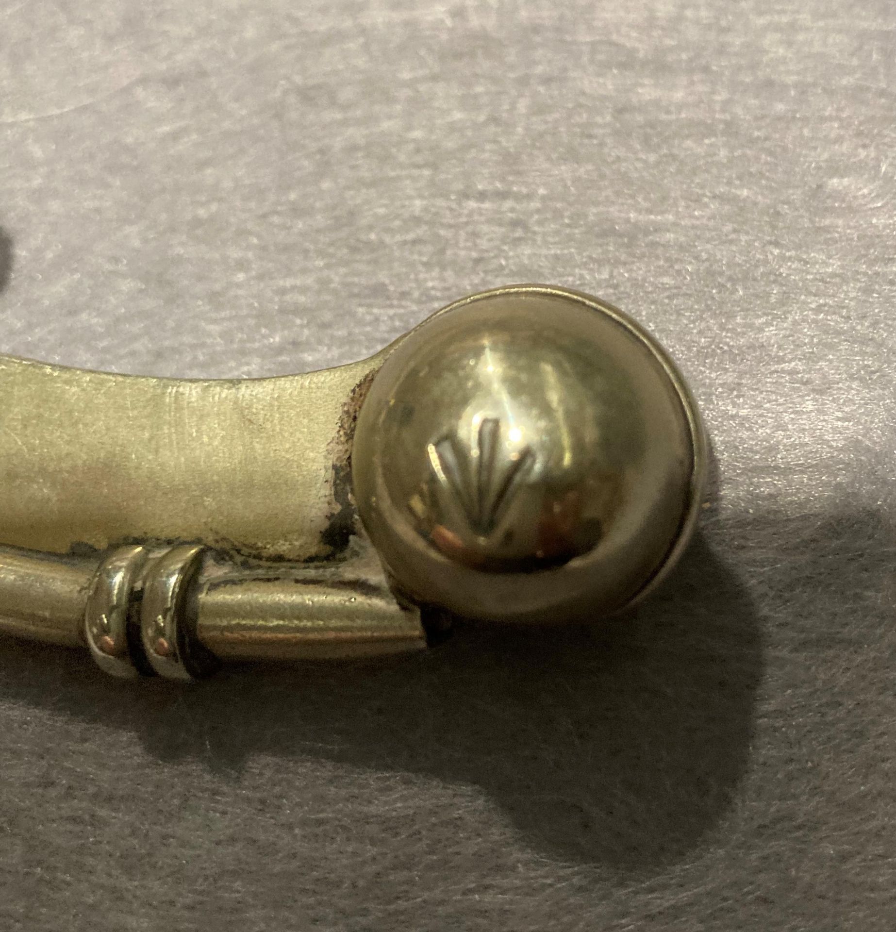 Silver coloured bosun's whistle/boatswain's call on chain (Saleroom location: S3 GC7) - Image 2 of 2