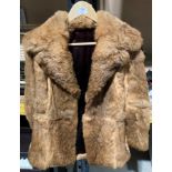 A short rabbit fur coat - no make or size shown (Saleroom location: S2 QB05)