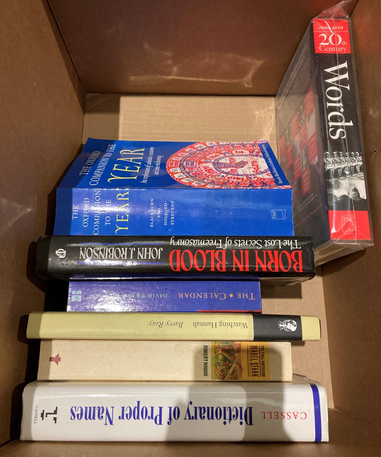 Contents to two boxes - 19 assorted books including witches and witchcraft, historic speeches, - Image 3 of 3