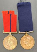 Metropolitan Police Diamond Jubilee 1897 and Metropolitan Police Coronation 1902 Medal - both