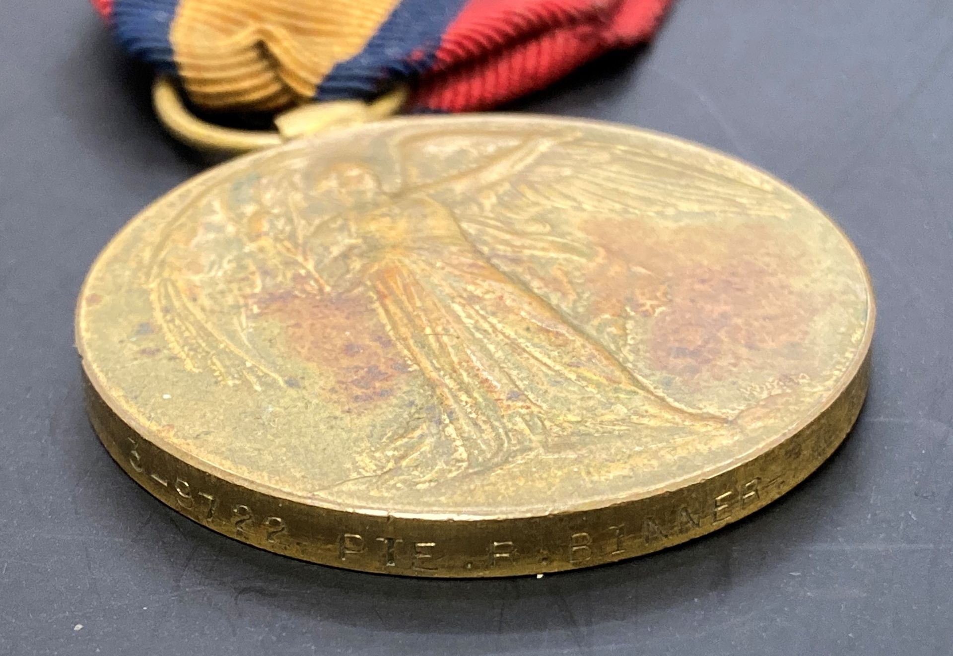 Victory Medal (1914-19) to 3-9722 Pte. - Image 2 of 8