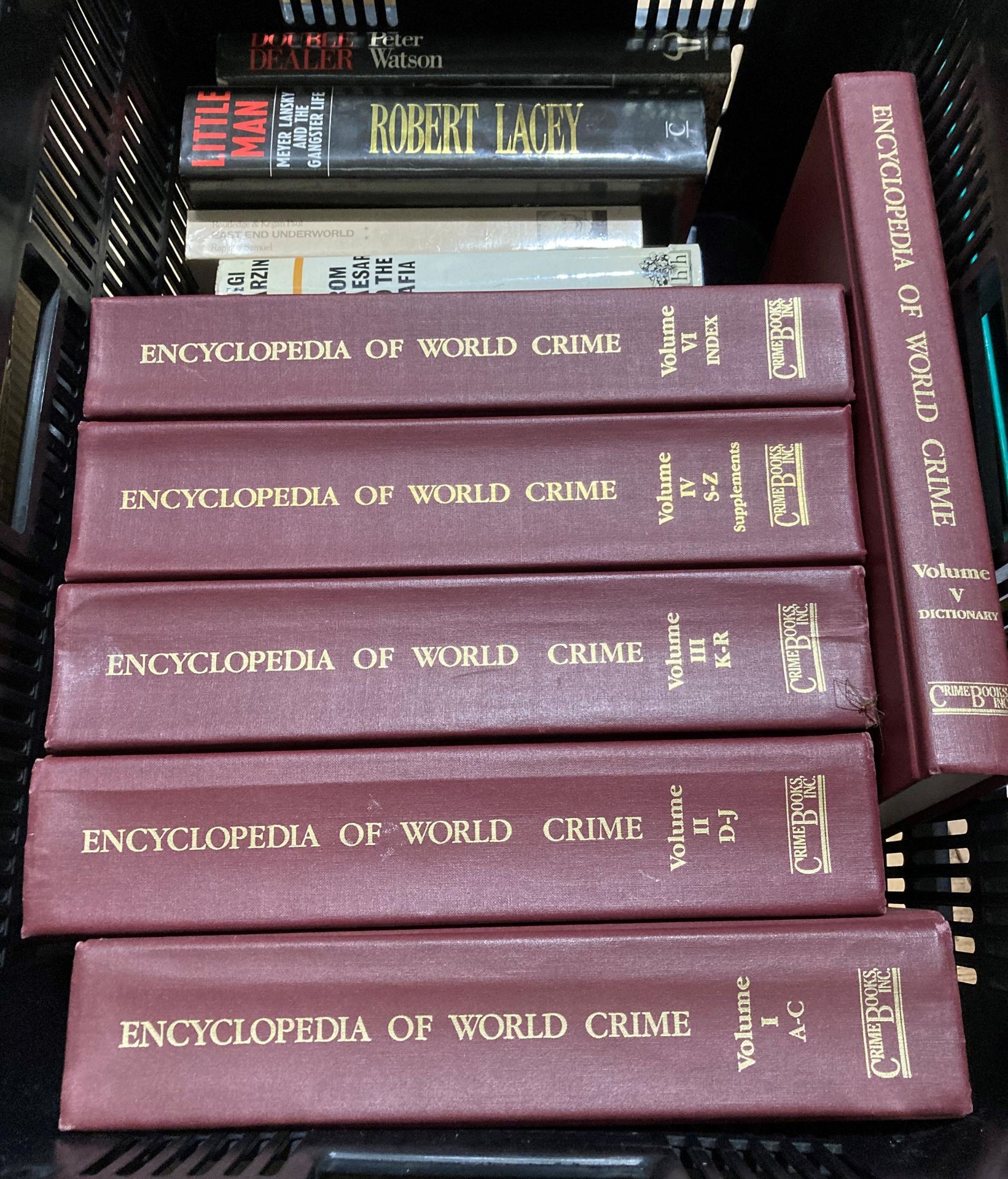 Six crime books incorp.