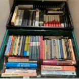Contents to two boxes - approximately seventy assorted books on worship, belief, etc.