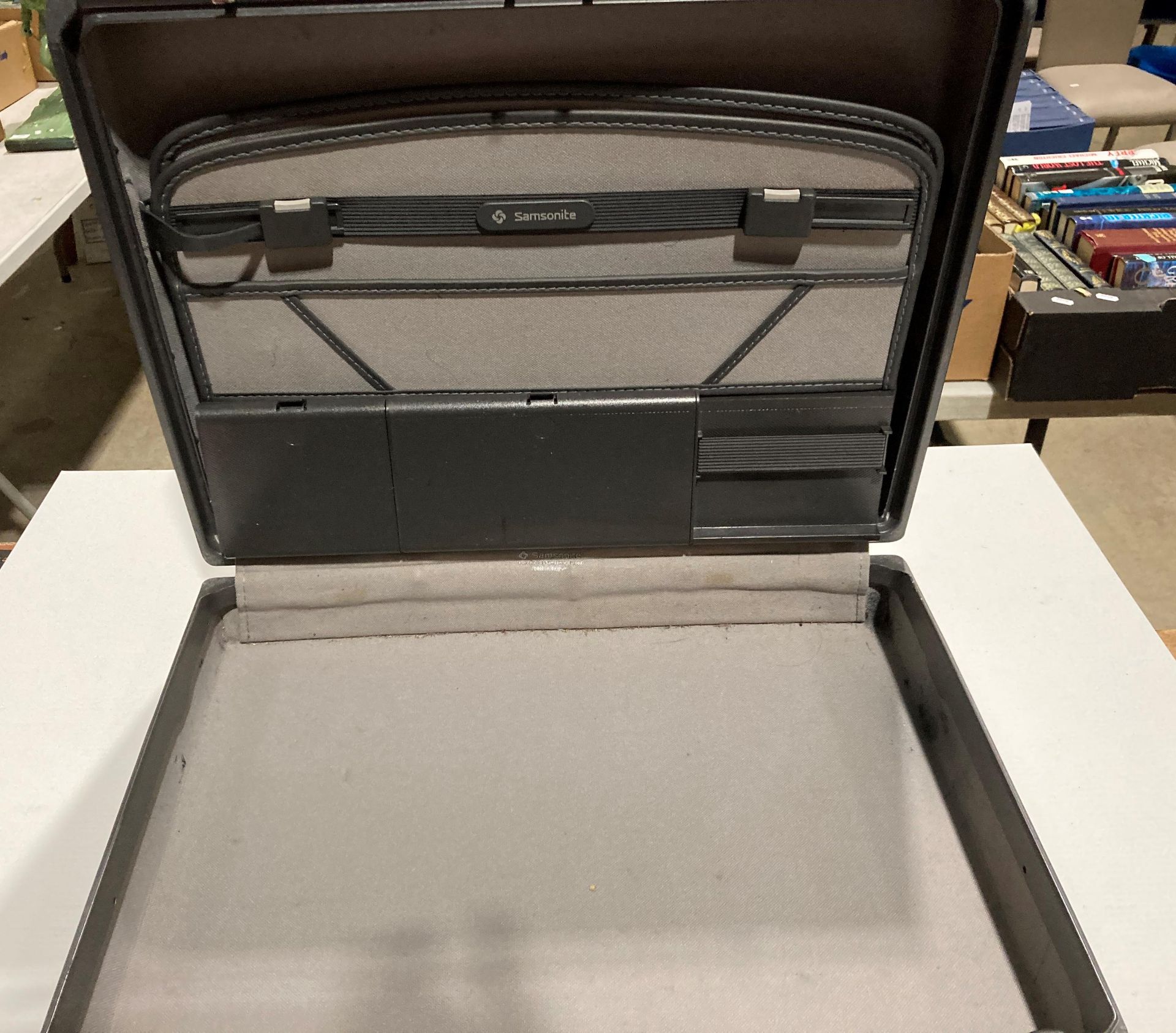 Two briefcases by Samsonite and Antler (both unlocked) (Saleroom location: S3 Counter) - Image 3 of 3