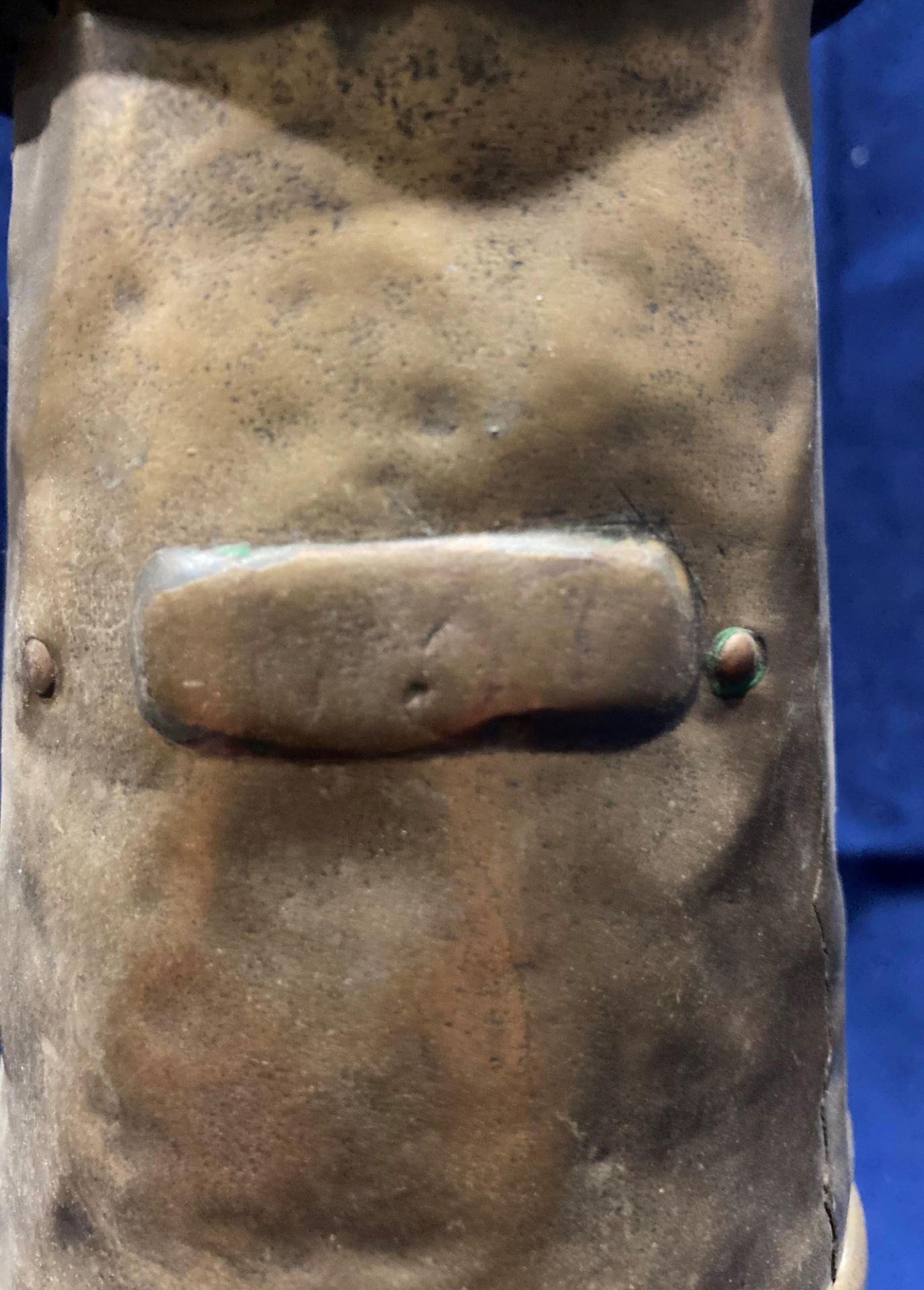 A brass miner's lamp marked M37, - Image 2 of 2