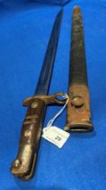 A Remington USA 1917 First World War bayonet, length of blade 43cm,