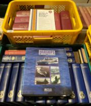 Contents to two crates containing six bound folder of The Journal of The Orders & Medal Research