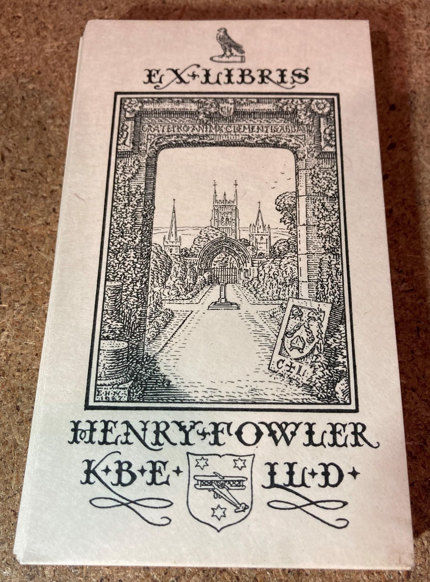 Sir Henry Fowler interest - a quantity of ephemera and other related items including a file box - Image 7 of 12