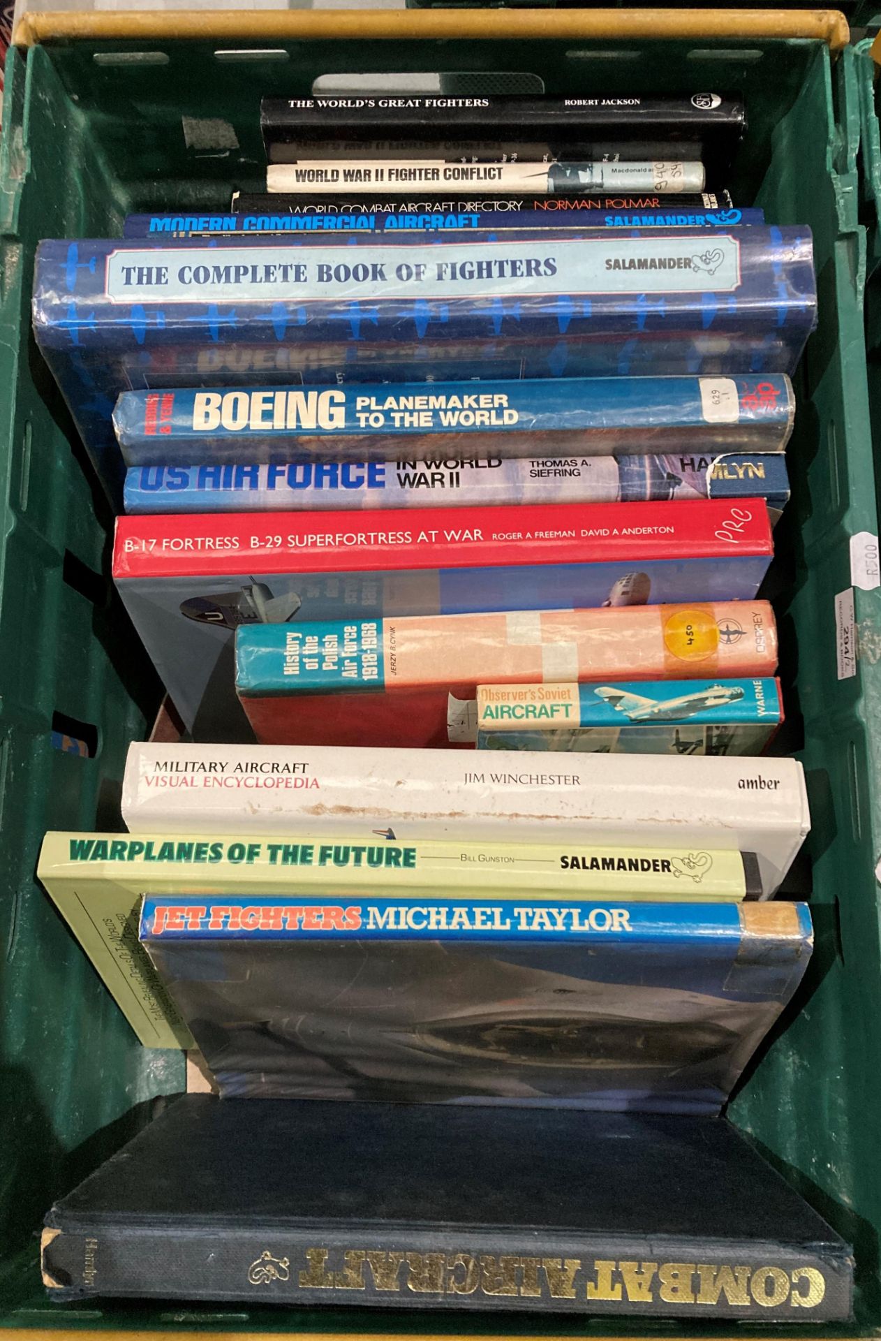 Contents to two crates - approximately 40 books on military aircraft, commercial aircraft, - Image 2 of 3