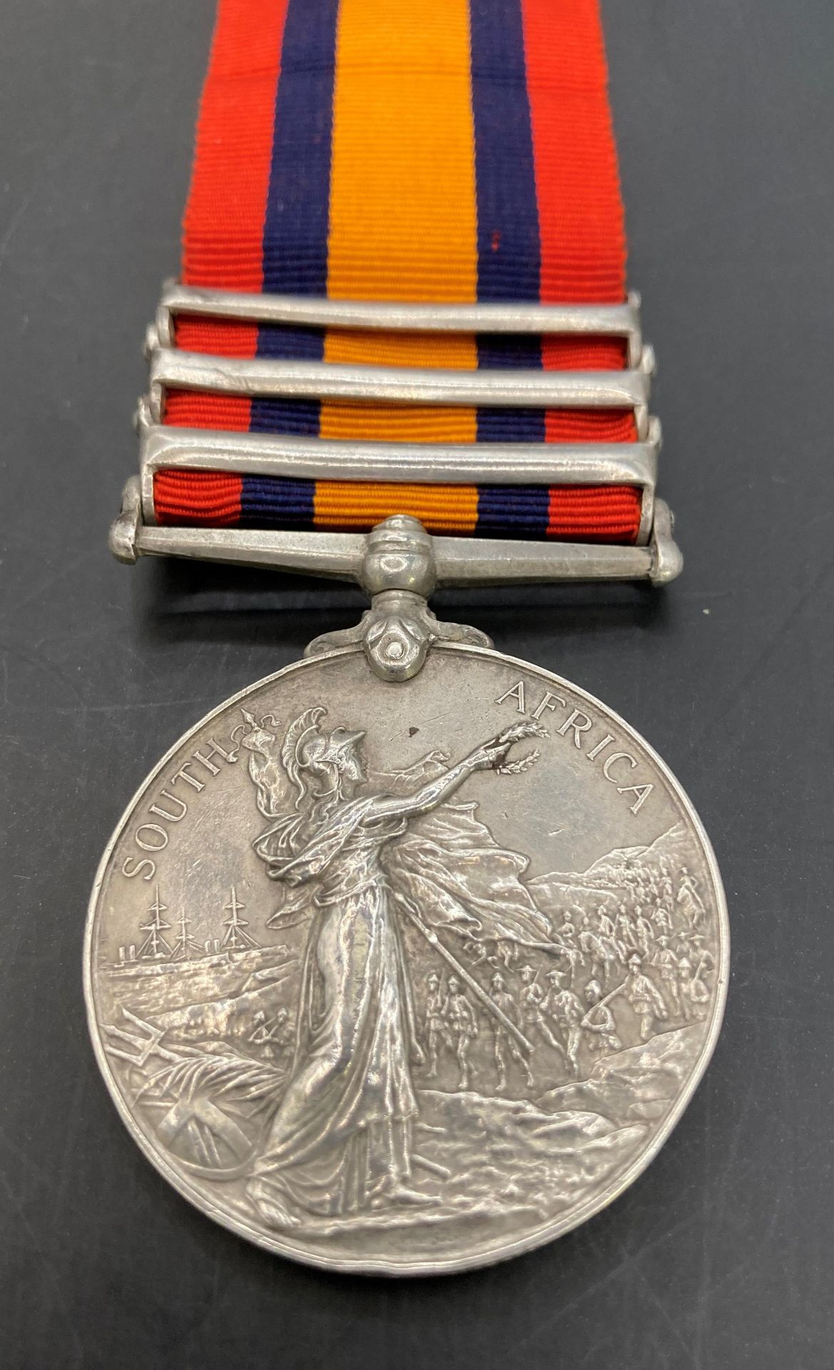 Queens South Africa Medal with clasps for Cape Colony and Orange Free State complete with ribbon to - Bild 3 aus 4