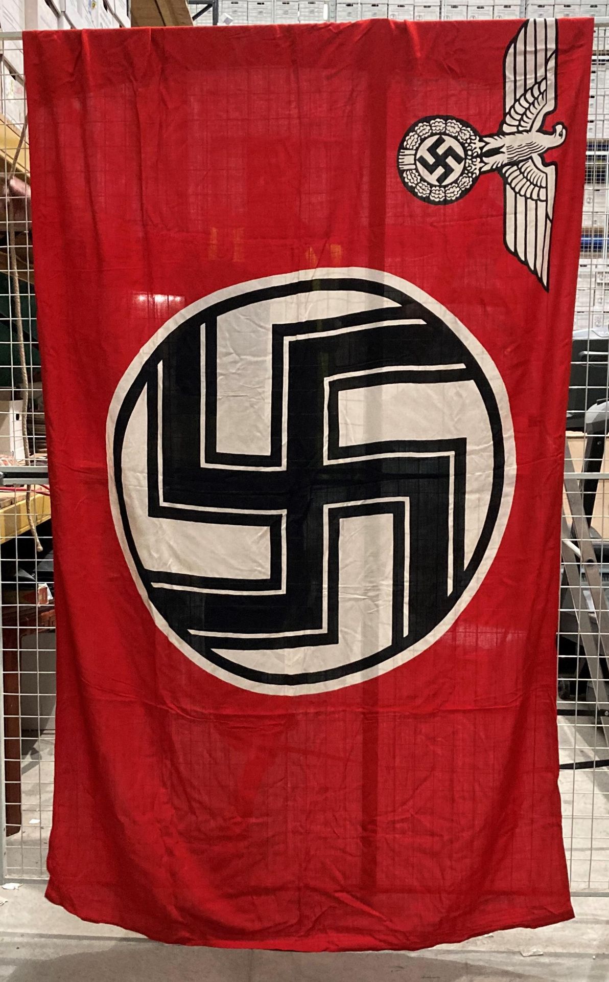 A German 2nd World War Reichsdflg naval flag,