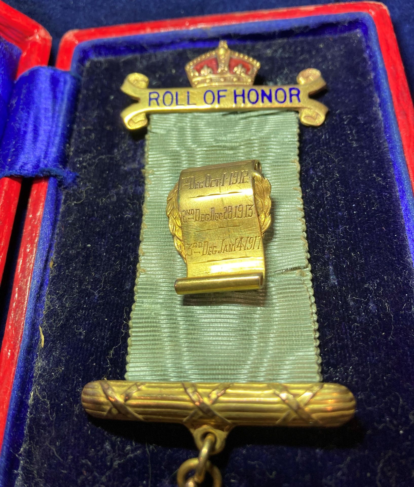 A Royal Antediluvian Order of Buffaloes silver gilt roll of honour medal and ribbon to Bro Job - Image 3 of 5
