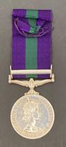 General Service Medal with Malaya clasp and ribbon (QEII D G BR Omn issue) to 22986108 Pte K