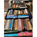 Contents to four boxes and crate - a quantity of mainly fiction novels and books,