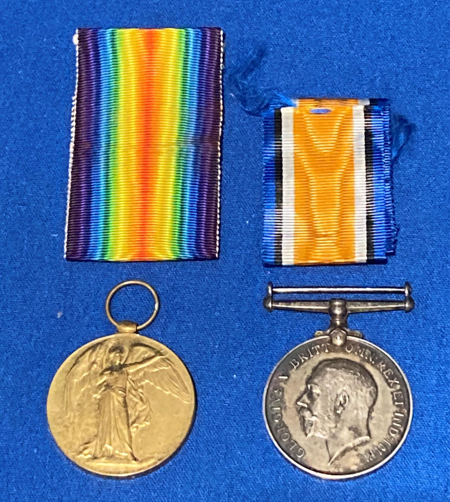 Two First World War medals to 20247 Pte. JF Hornby W. - Image 5 of 6