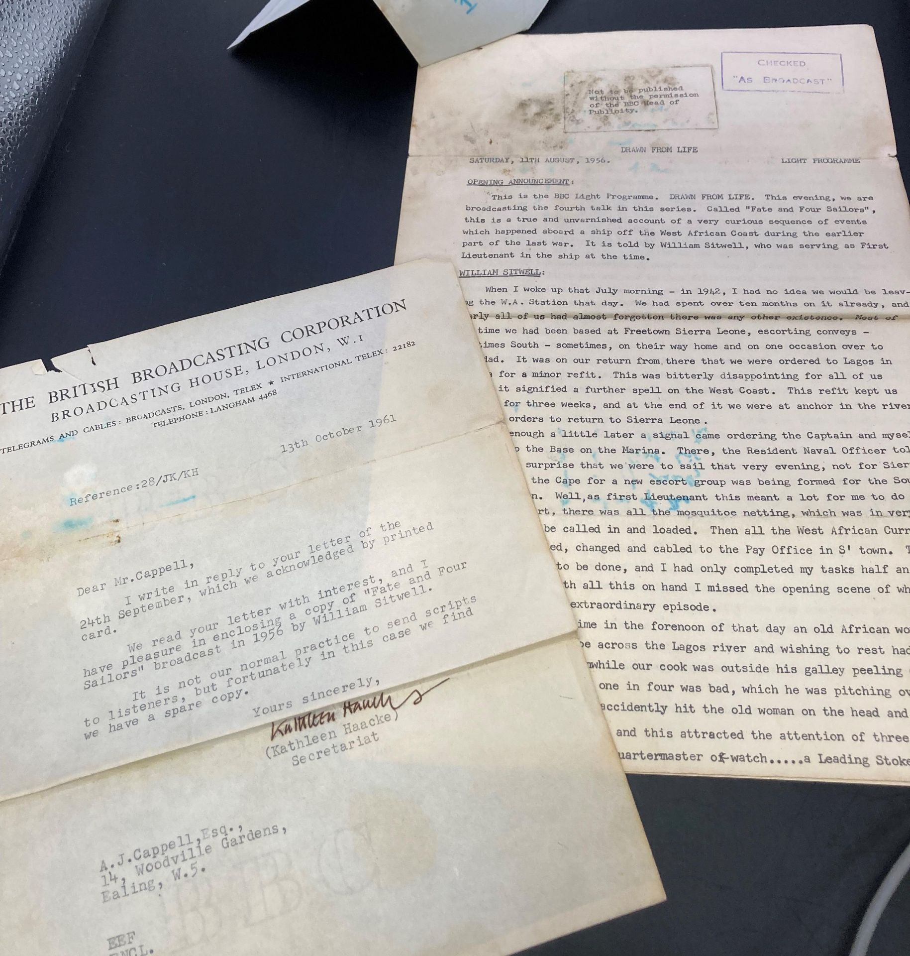 WW2 Atlantic Group with Original documents to an Officer in the Royal Naval Volunteer Reserve plus - Image 15 of 17