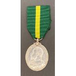Territorial Force Efficiency Medal (Edward VII) complete with ribbon to 156 Bglr J Kershaw,