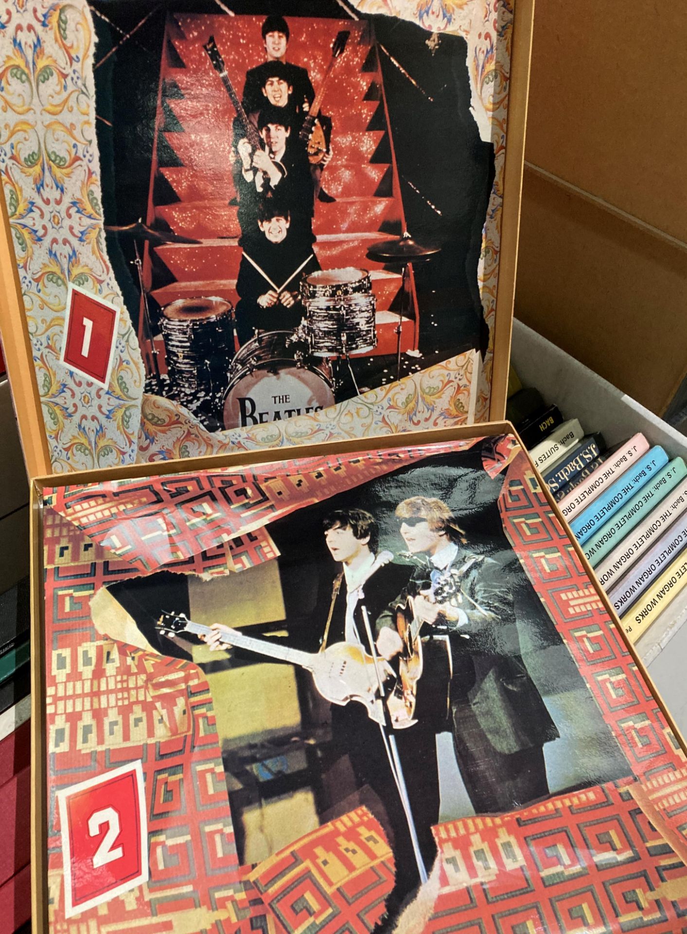 Contents to two boxes - 13 assorted easy listening LP box sets including The Beatles box set from - Image 2 of 3