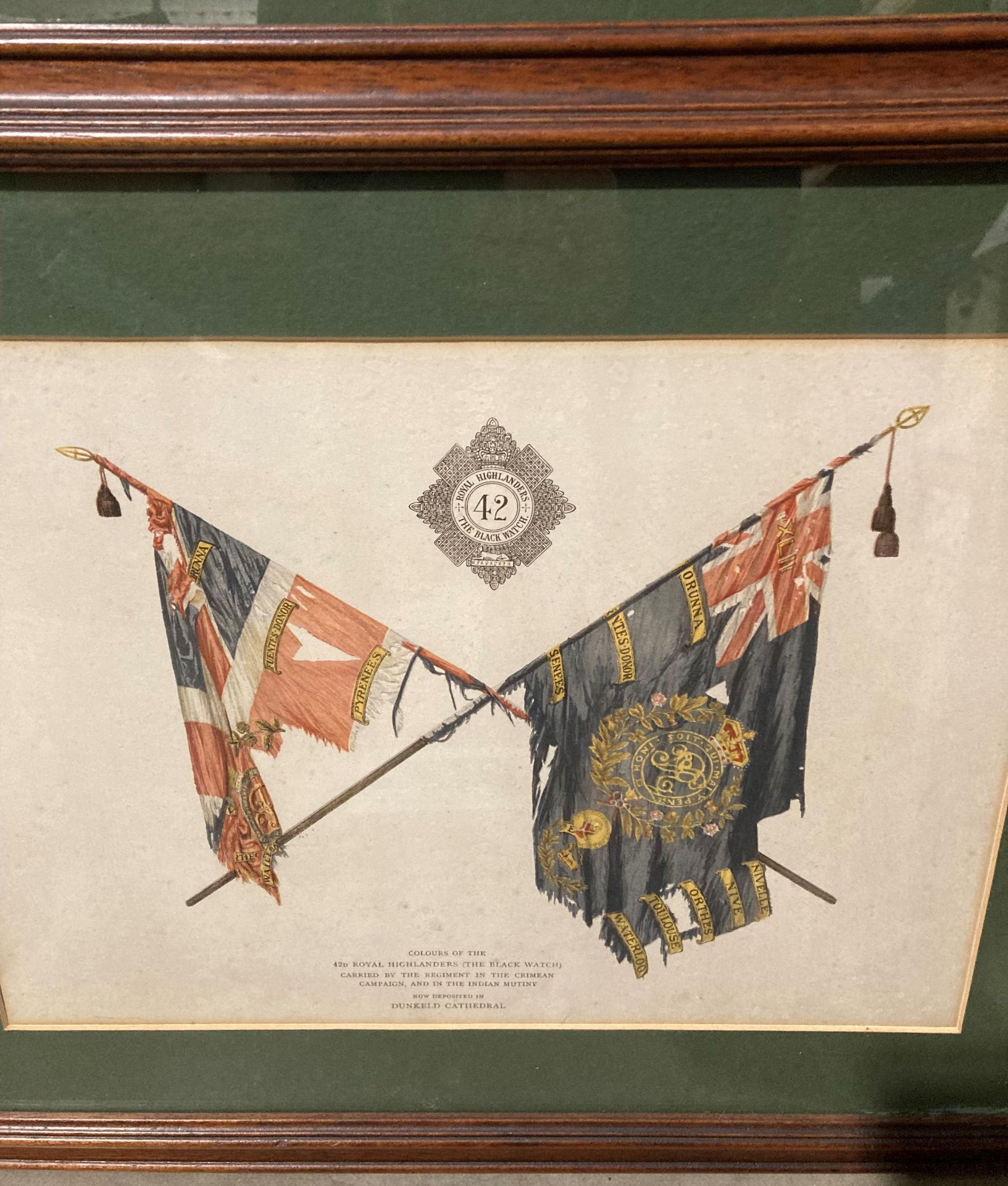3 x framed original prints relating to the Black Watch 42nd Royal Highlanders in the Crimean War. 1. - Image 3 of 8