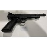 A gas powered .22 cal air pistol, ref 2240, by Crossman Corp, E.
