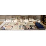 Contents to crate - sixteen stamp stock books and albums - assorted countries (Saleroom location: