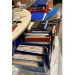 An interesting collection of four boxes - approximately forty files relating to railway and