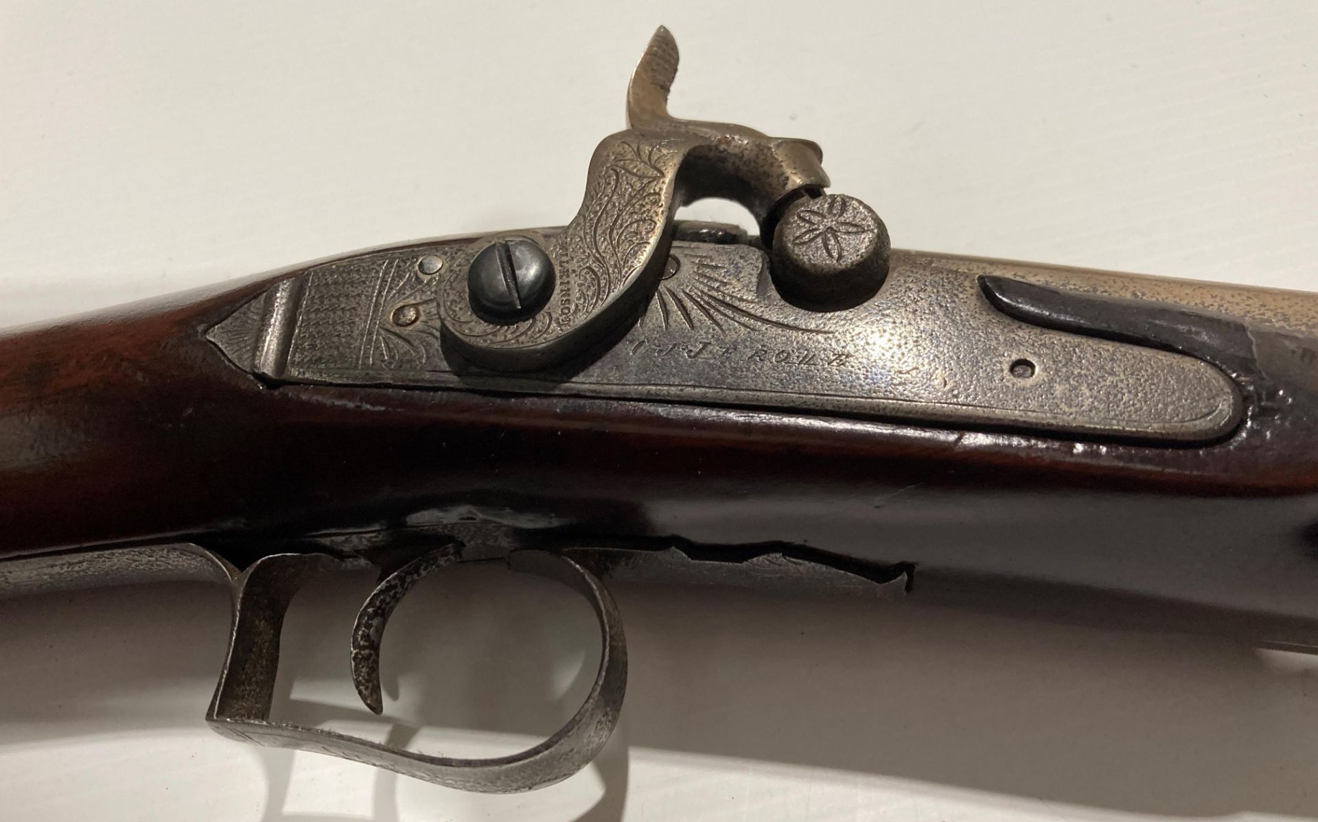A Wilkinson 19th Century single muzzle loading shotgun, - Image 2 of 6