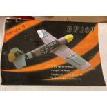Boxed model German plane (no engine) size 142cm L x 160cm W (Saleroom location: S03)