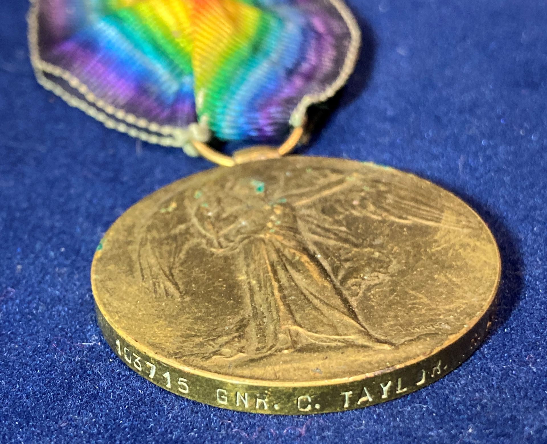 Two First World War Medals - 1914-1918 British War Medal and 1914-1919 Victory Medal both with - Image 3 of 3
