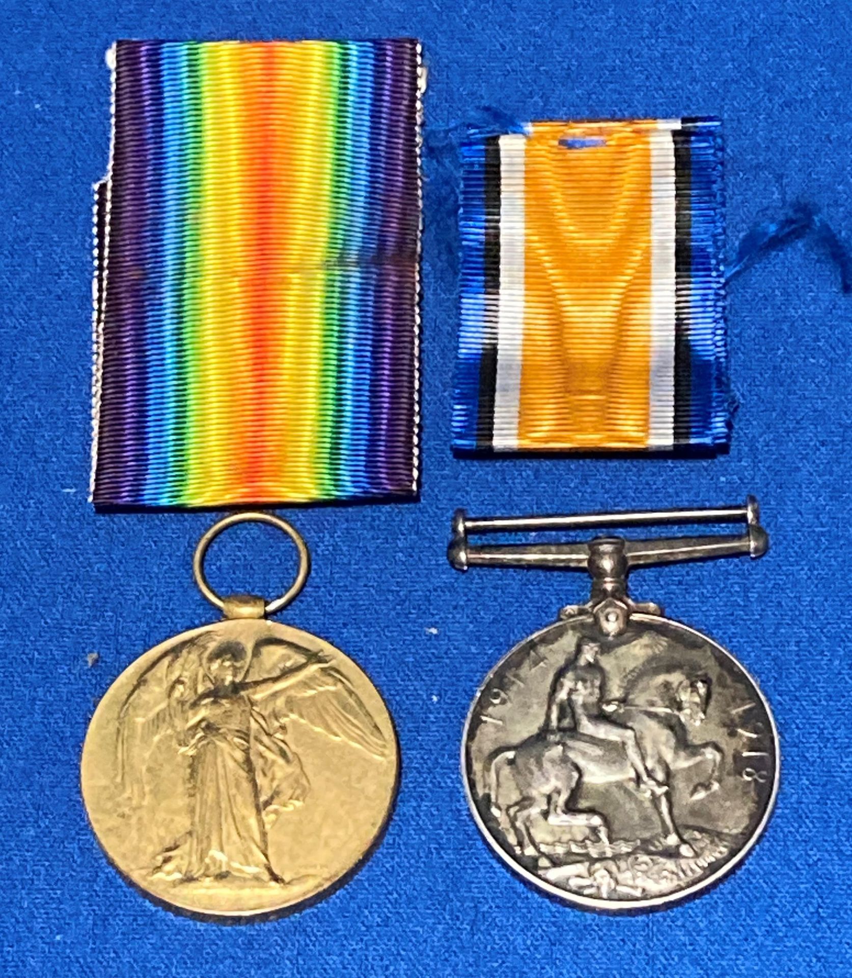 Two First World War medals to 20247 Pte. JF Hornby W. - Image 2 of 6